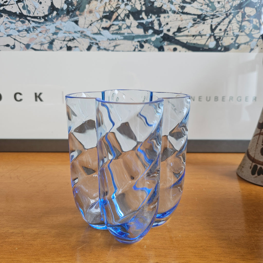 Kosta Boda Optical Clover Vase by Anna Ehrner