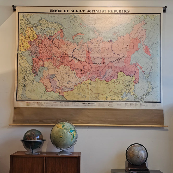 Union of Soviet Socialist Republics - Pull Down Map