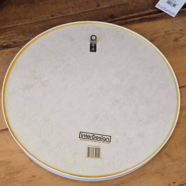 Vtg 16" Round Intertek Wall Mirror