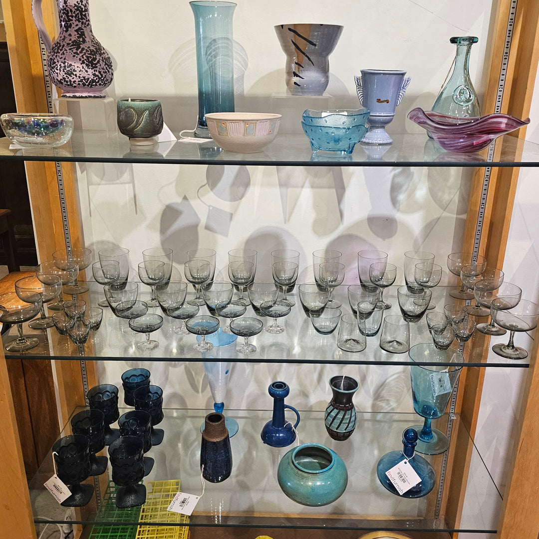 46pc Smoke Glass Drinking Set