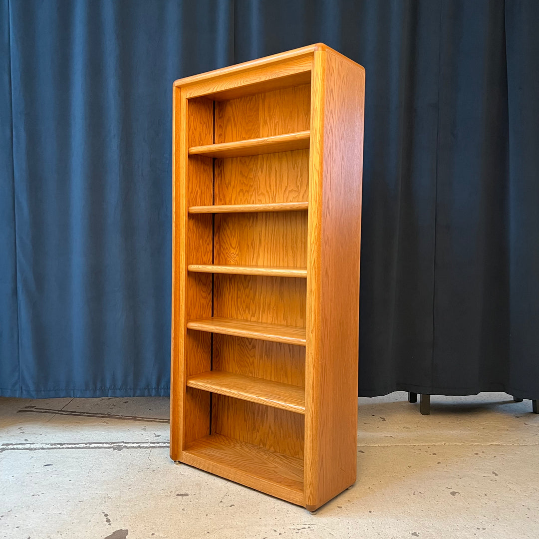 Tall Oak Bookcase