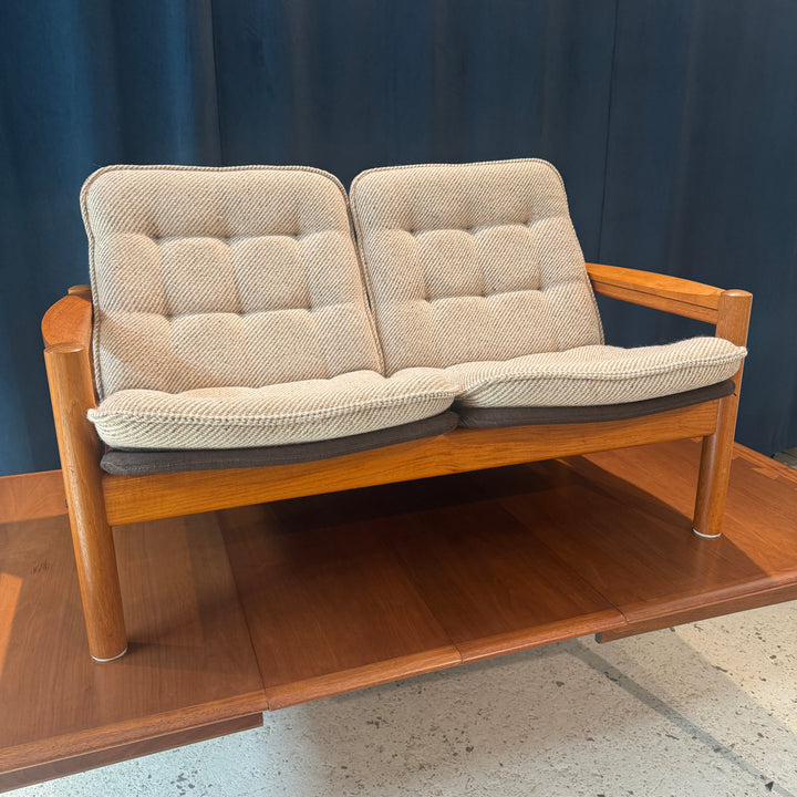 Teak Frame Loveseat