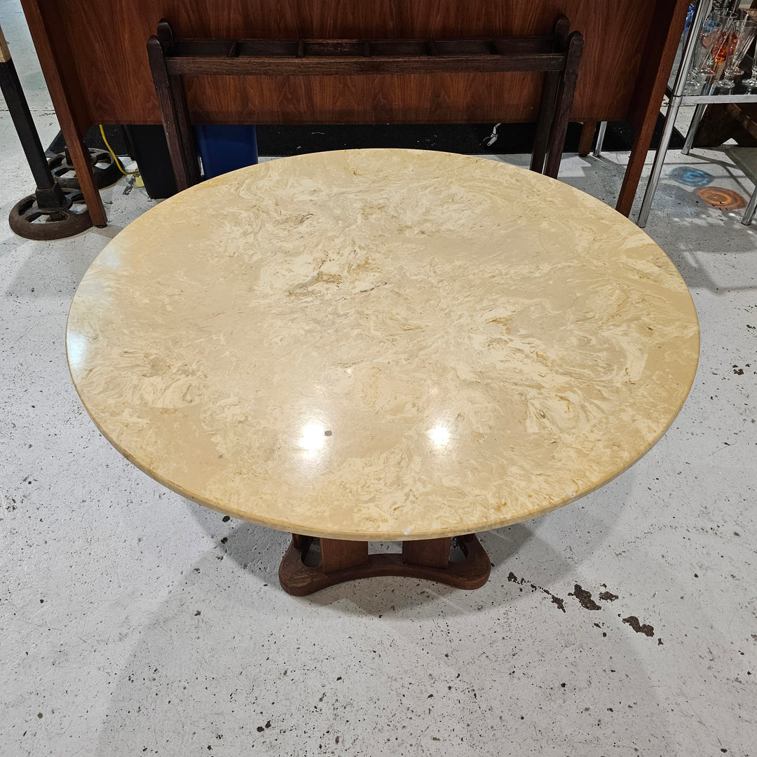 Manufactured Stone Top Round Table