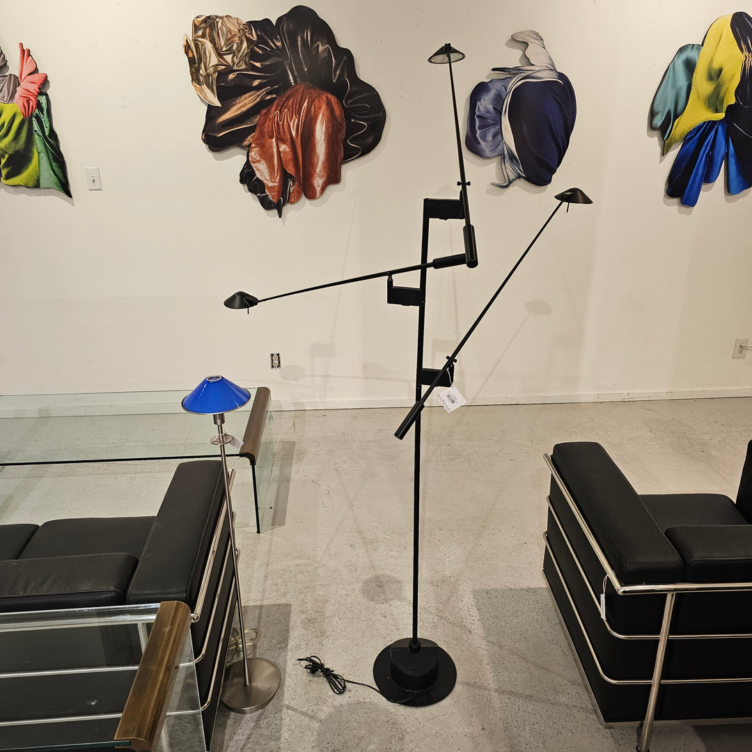 Three-Arm Sonneman Feather Floor Lamp